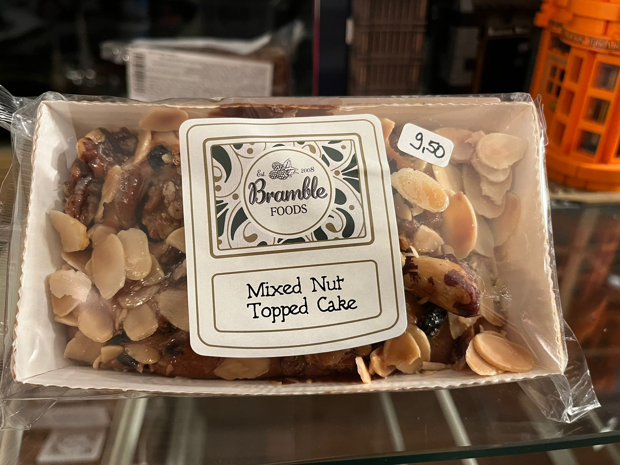 Bramble Mixed Nut Topped Cake