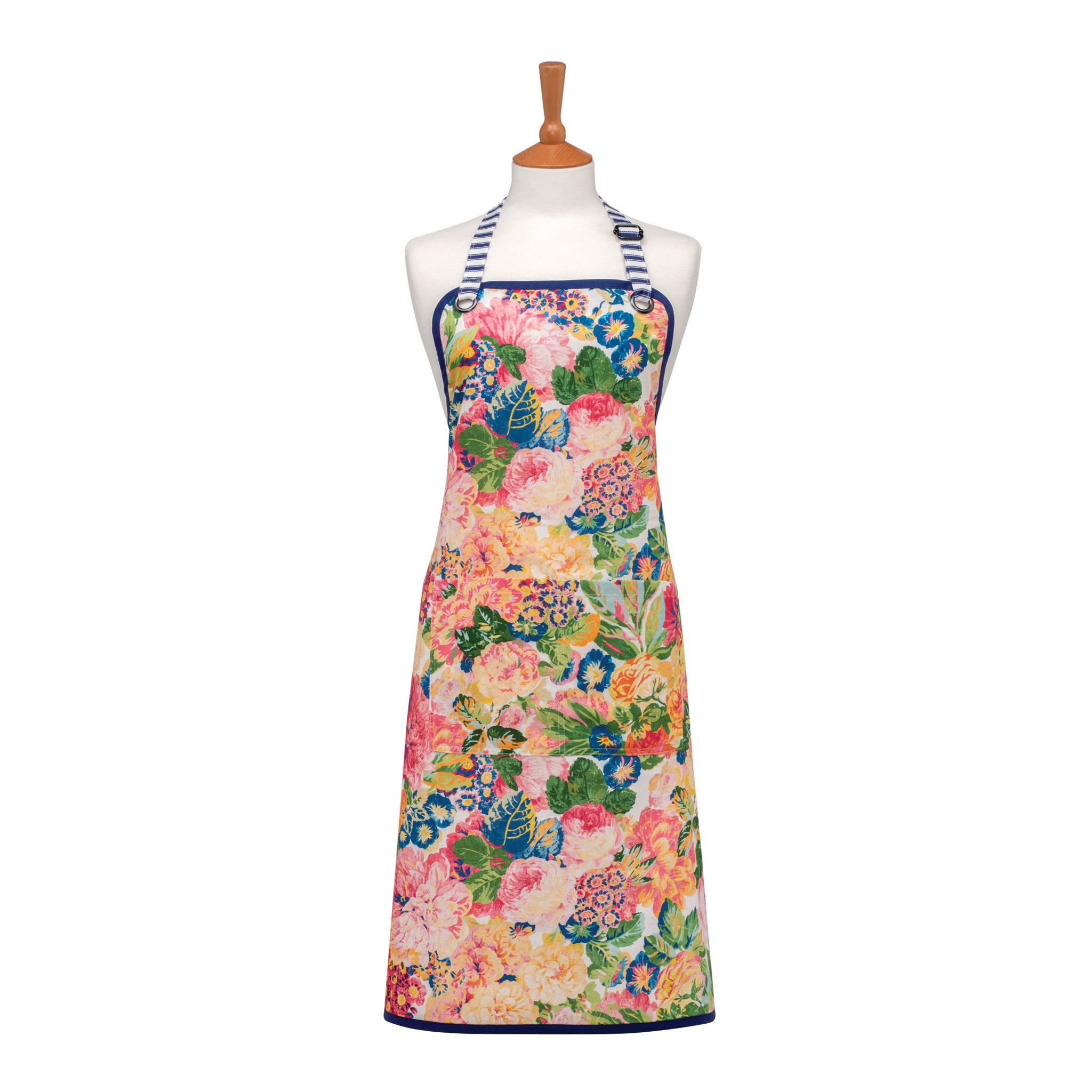 Sanderson Cotton Apron, Rose & Peony