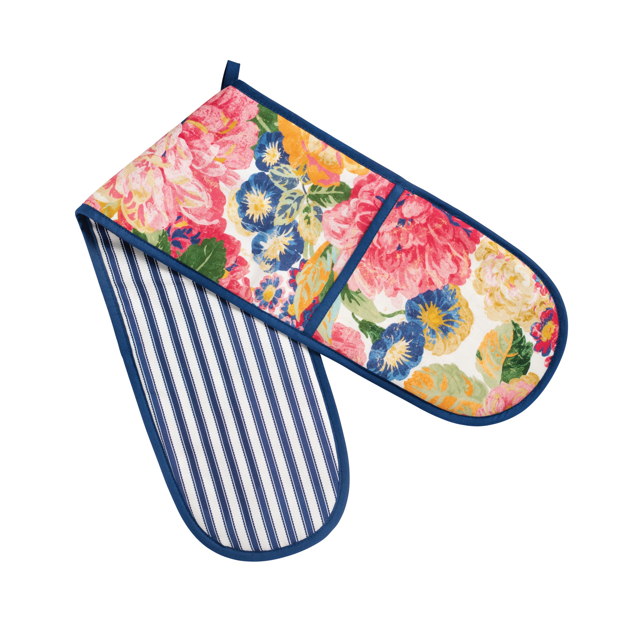 Sanderson Double Oven Glove, Rose & Peony