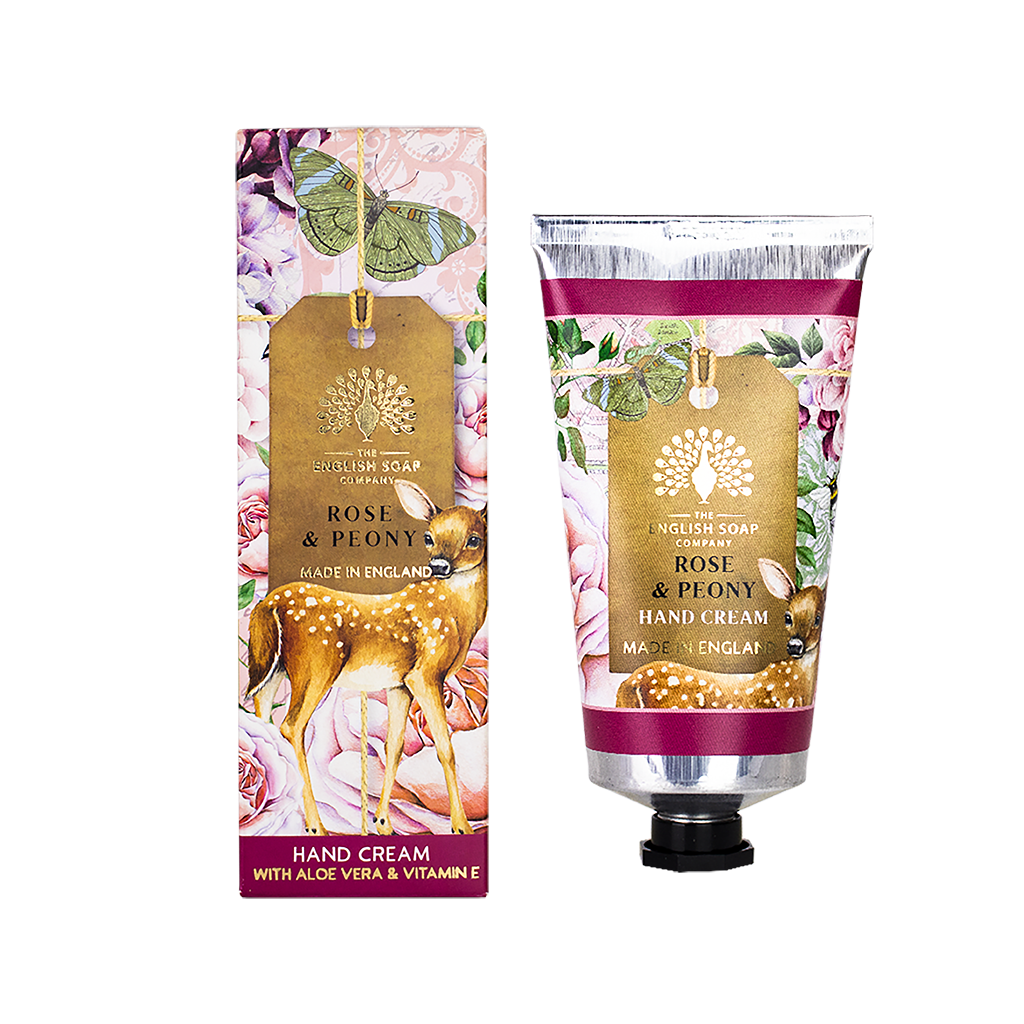 English Soap Company, Anniversary Hand Cream, Rose & Peony, 75ml