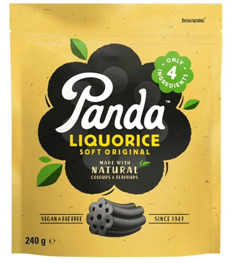 Panda All Natural Soft Liquorice, 240g