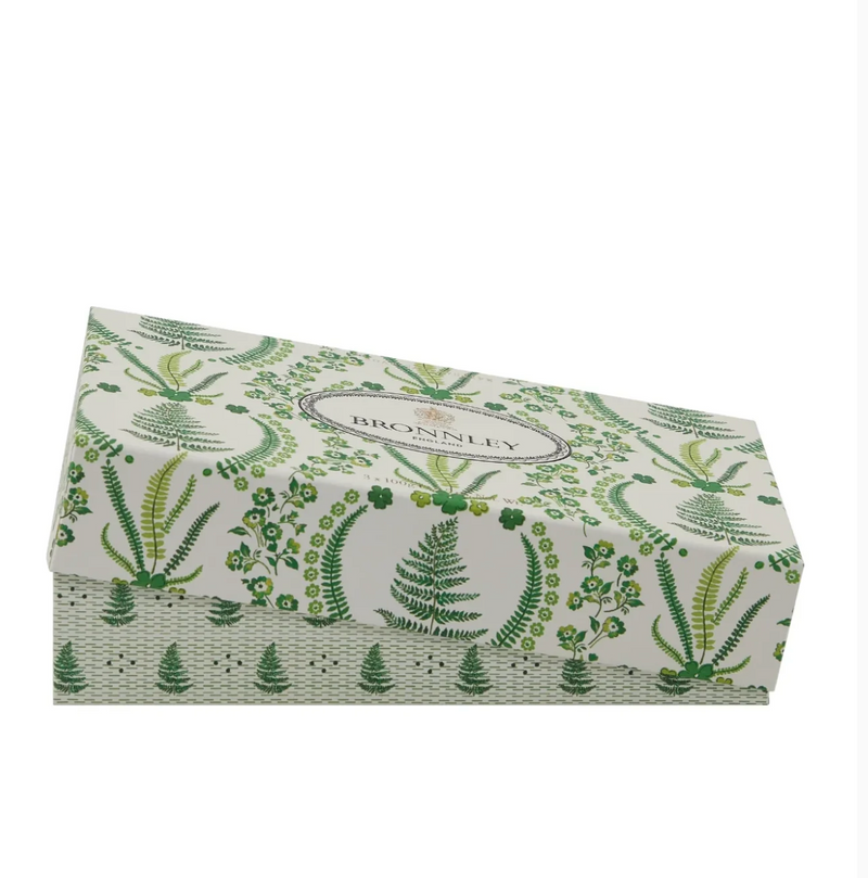 Bronnley - Fern Soap Seifenset, 3 x 100g