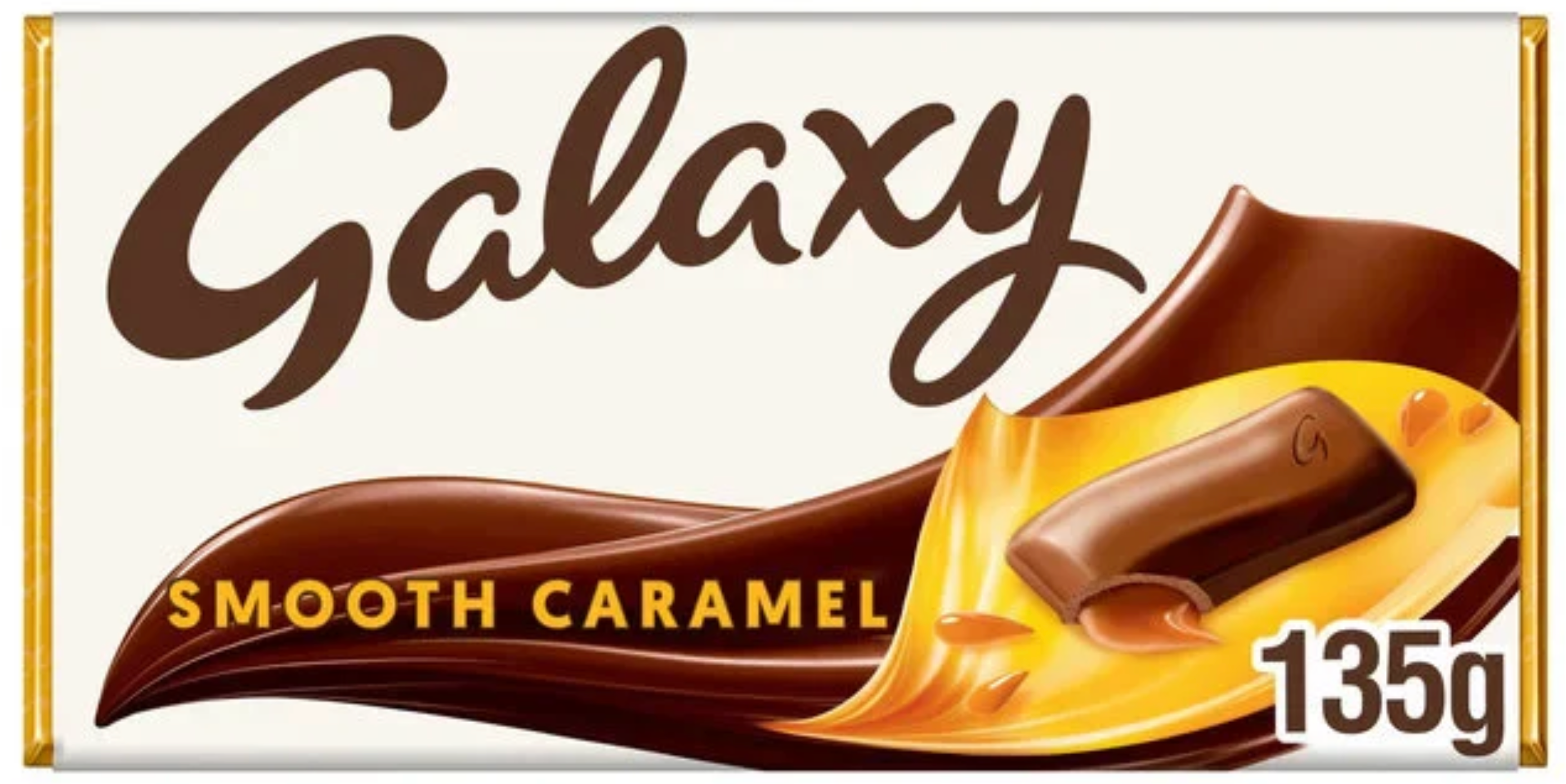 Galaxy Smooth Caramel Chocolate Bar, 135g