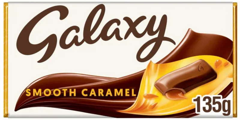 Galaxy Smooth Caramel Chocolate Bar, 135g