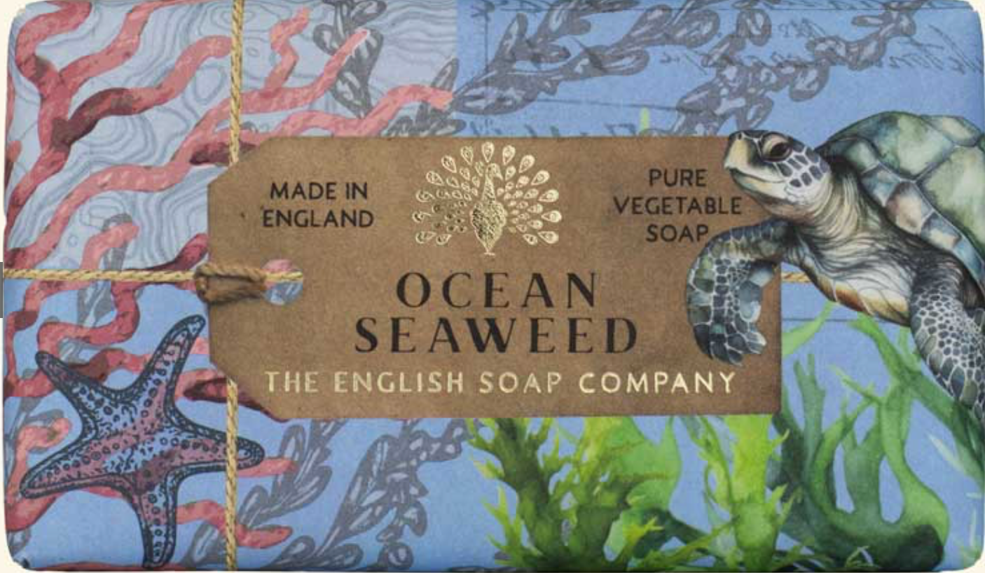 English Soap Company, Anniversary Ocean Seaweed Soap, 190g