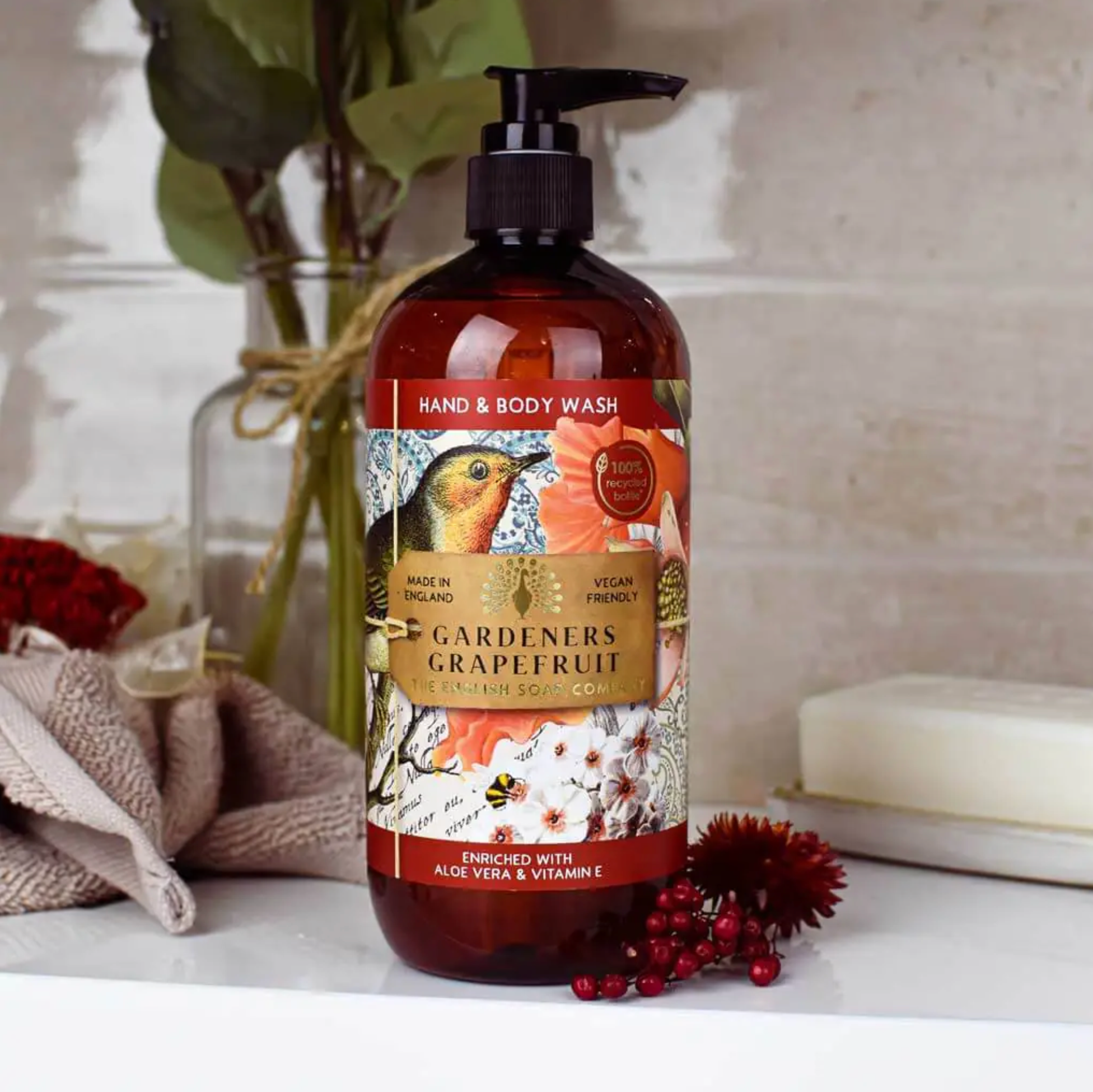 Anniversary Gardener's Grapefruit Hand & Body Wash, Duschgel, 500 ml