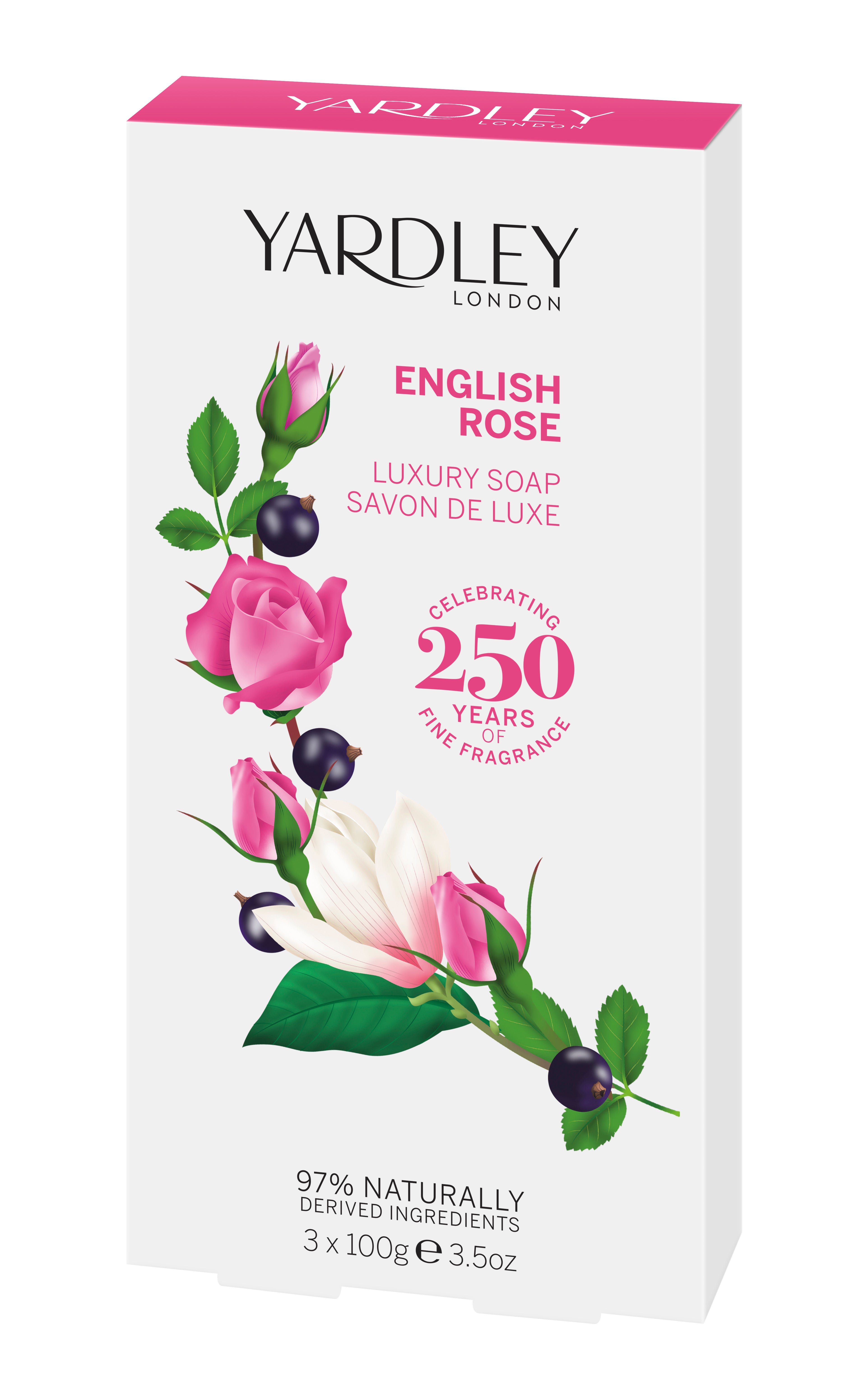 Yardley Luxury Gift Box, English Rose Soaps