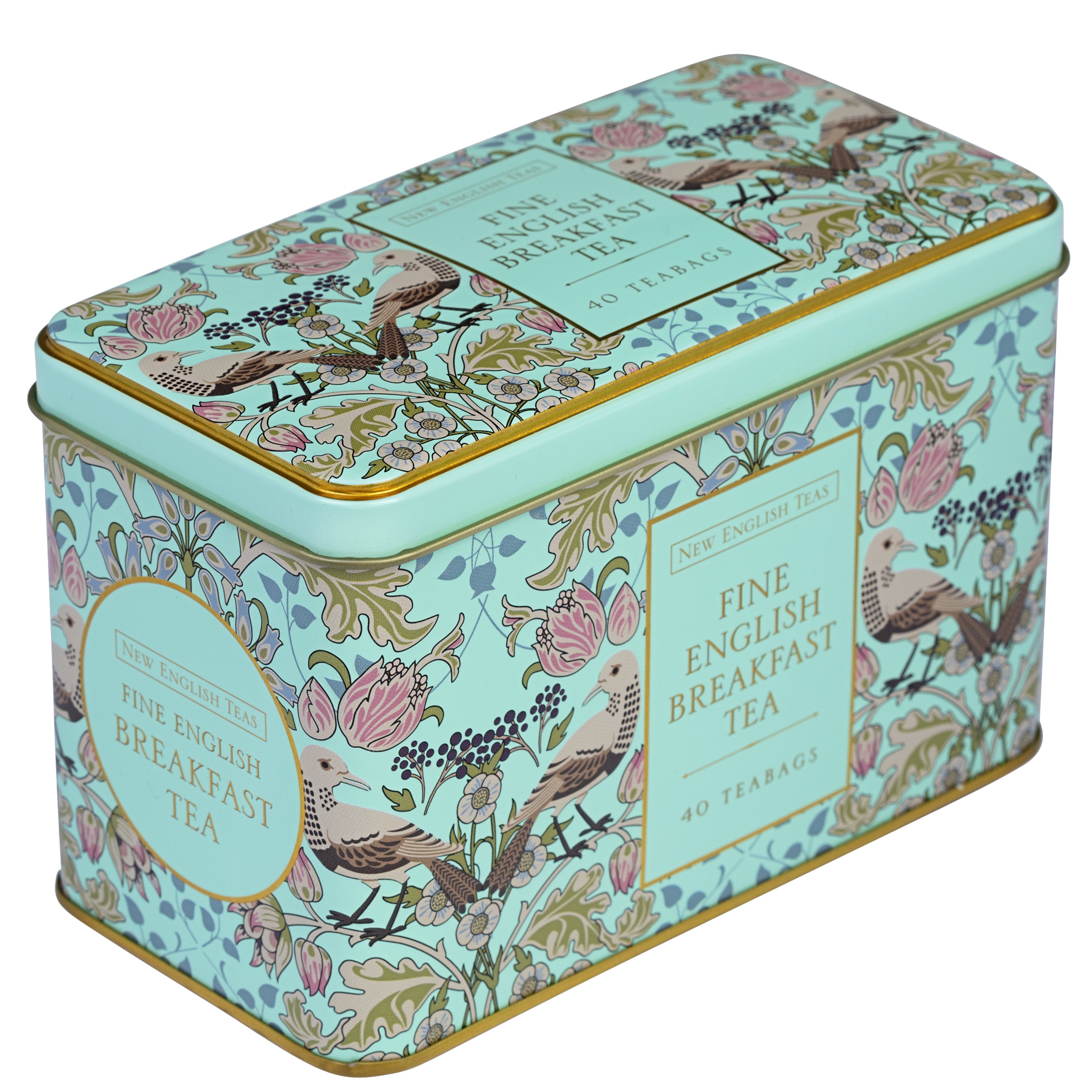 New English Teas Caddy, Mint Thrush & Berries, 40 bags