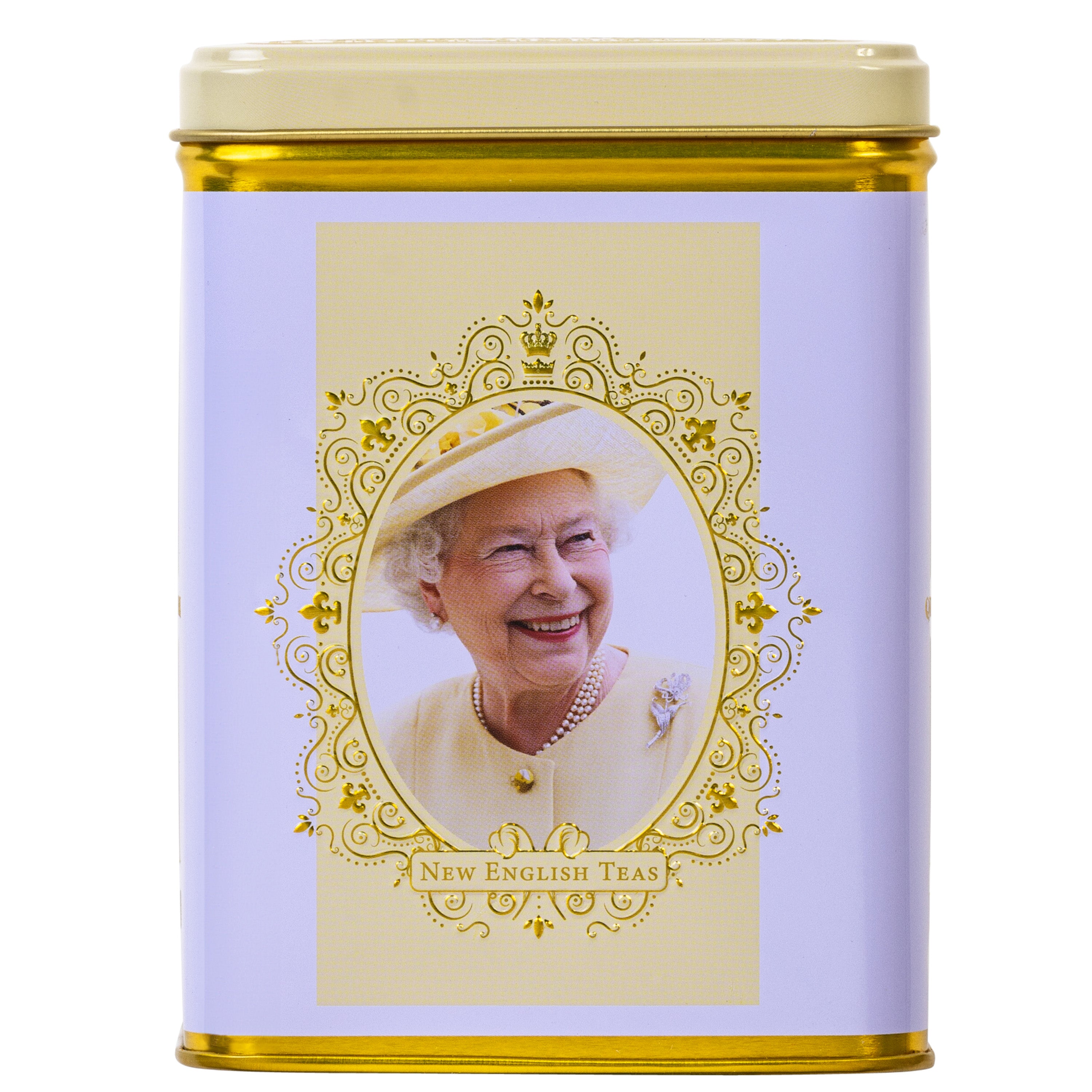 New English Teas Portrait Caddy, Queen Elizabeth II, 40 teabags
