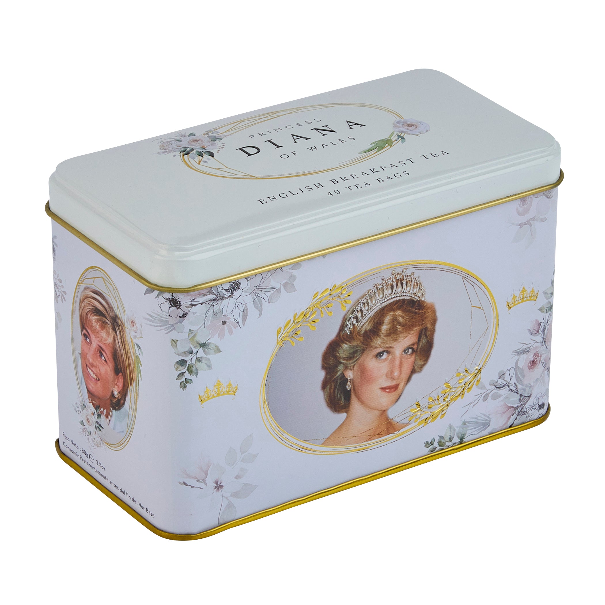 New English Teas Caddy,  Princess Diana, 40 teabags