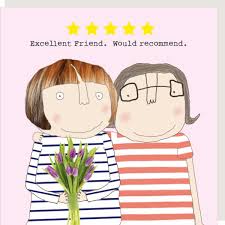 Gin & Frolics Greeting Card, Five Star Friend