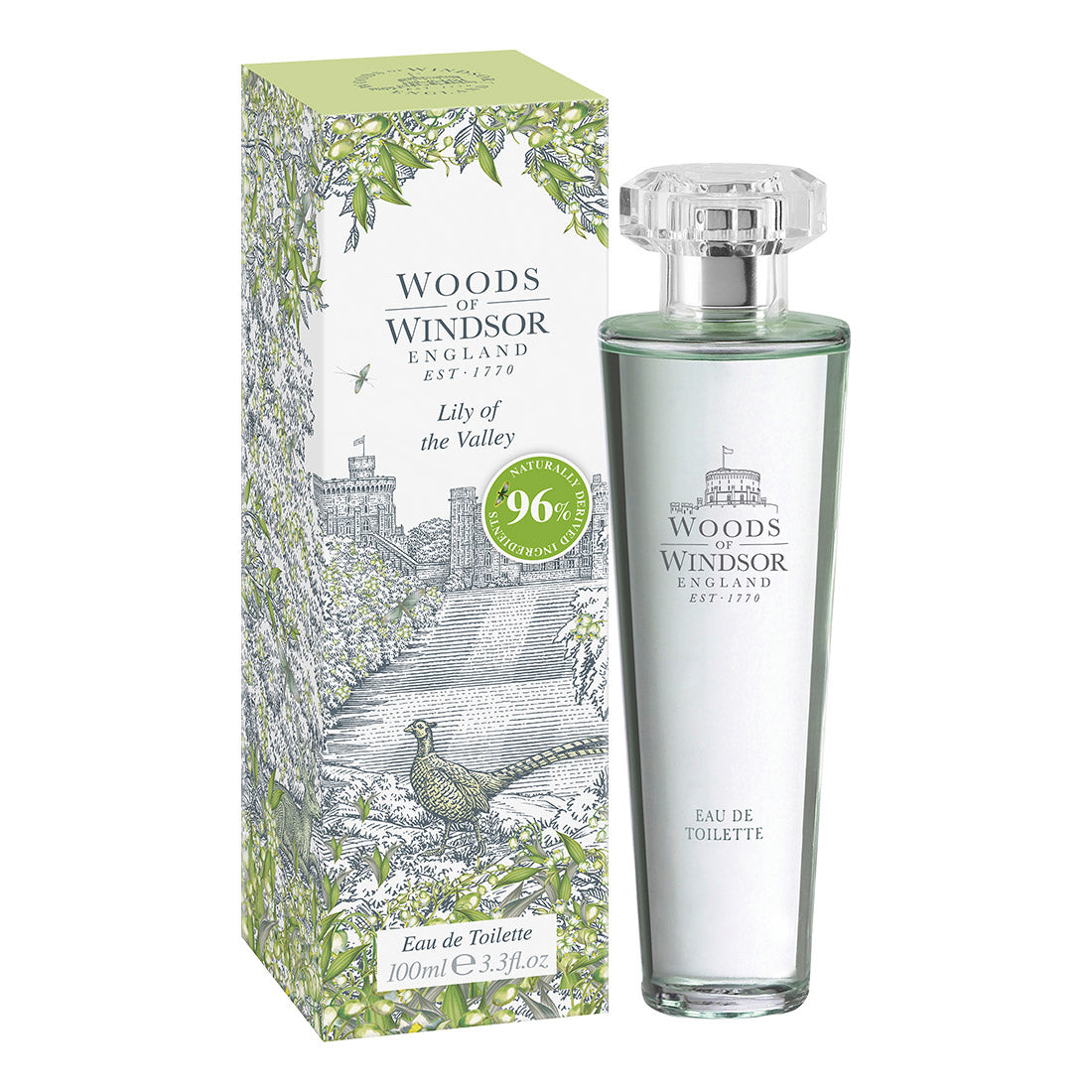 Woods of Windsor Eau de Toilette, Lily of the Valley, 100ml