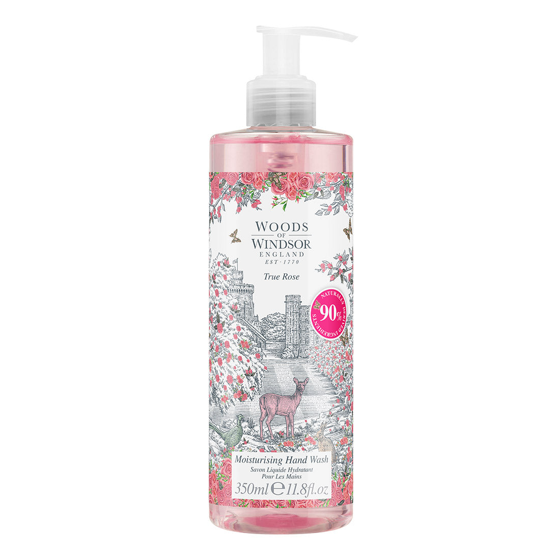 Woods of Windsor Liquid Hand Soap, True Rose