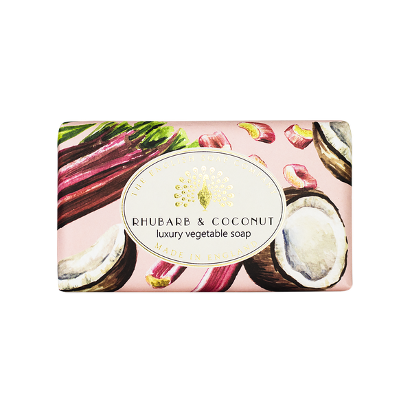 English Soap Company, Vintage Rhubarb & Coconut Soap, 190g