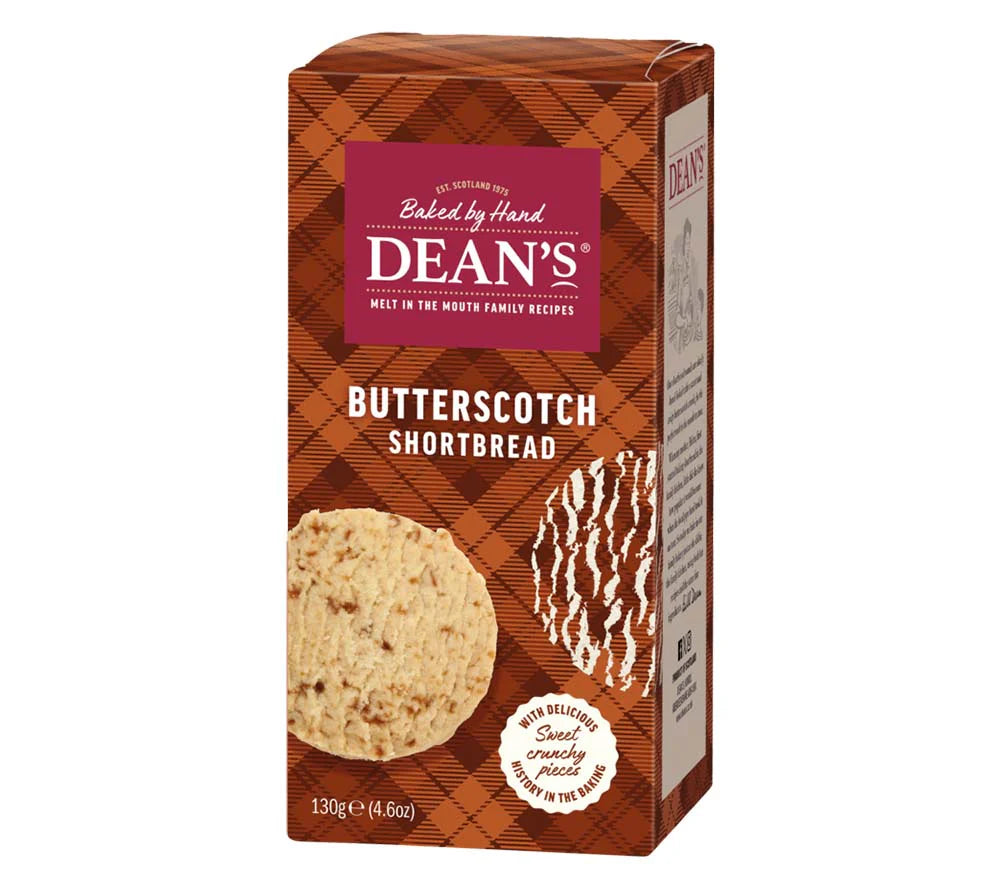 Dean's Butterscotch Shortbread, 130g