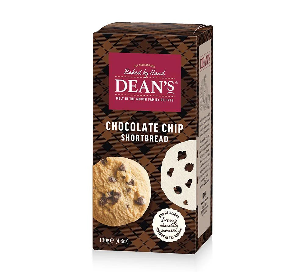 Dean's Chocolate Chip Shortbread, 130g