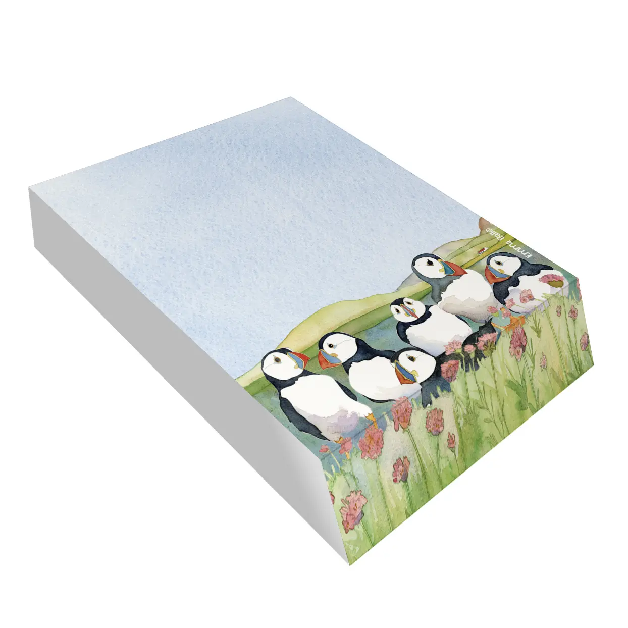 Slant Pad, Emma Ball, Seathrift Puffins
