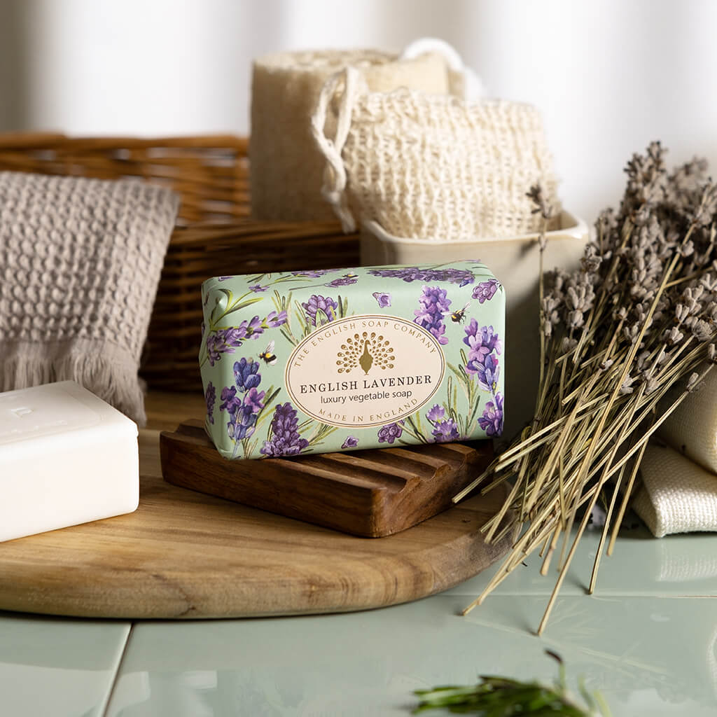 English Soap Company, Heritage English Lavender Vegan Soap, 190g