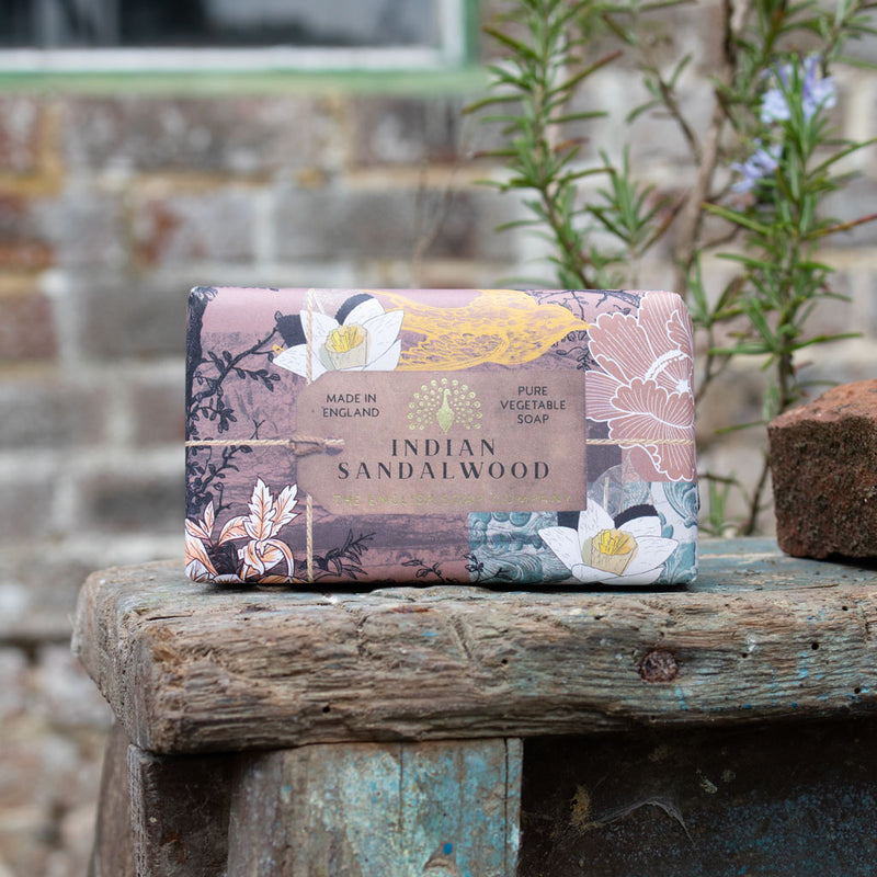 English Soap Company, Anniversary Soap, Indian Sandalwood, vegane Seife 190g