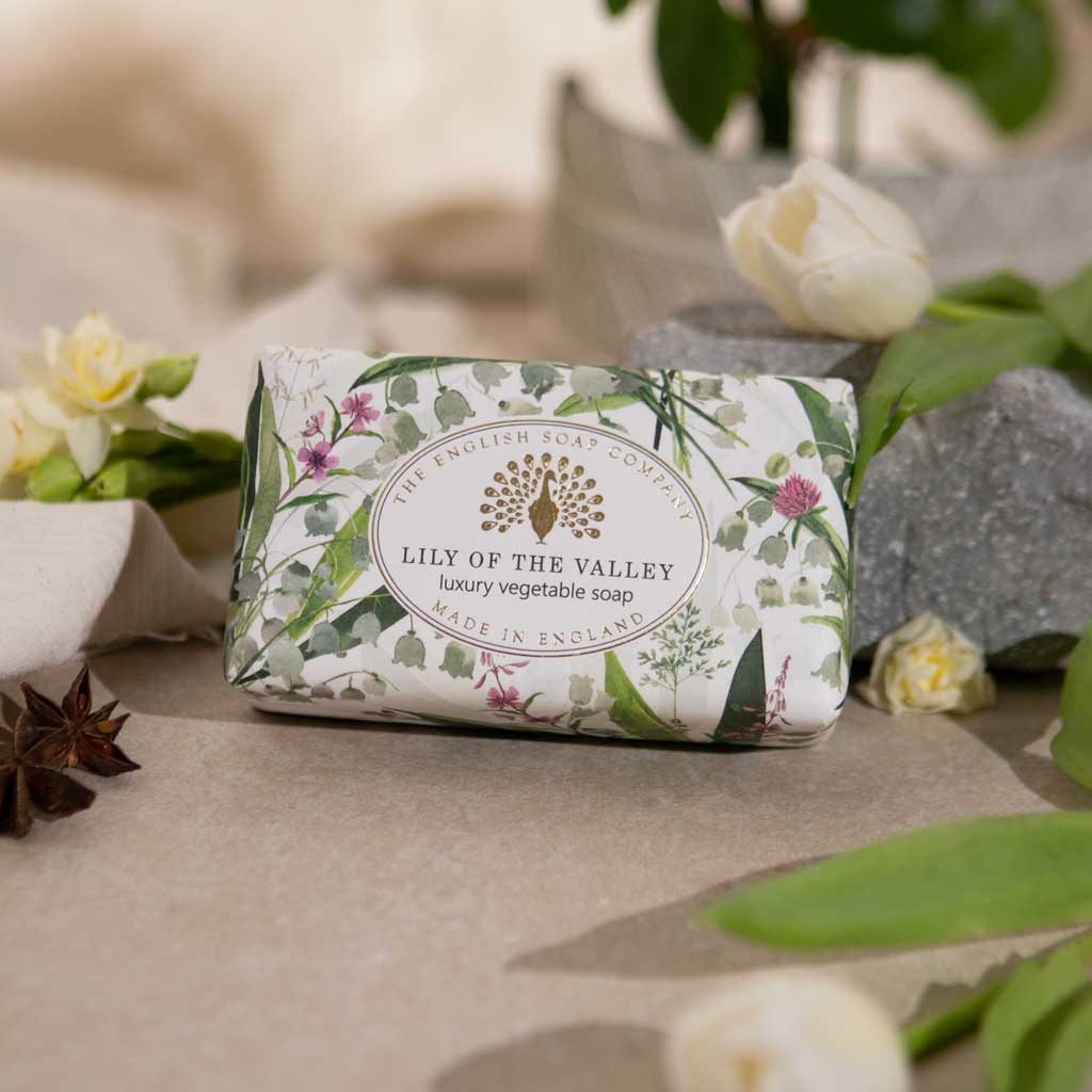 English Soap Company, Heritage Lily of the Valley Soap, 190g