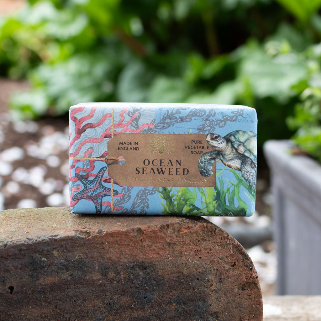 English Soap Company, Anniversary Ocean Seaweed Soap, 190g