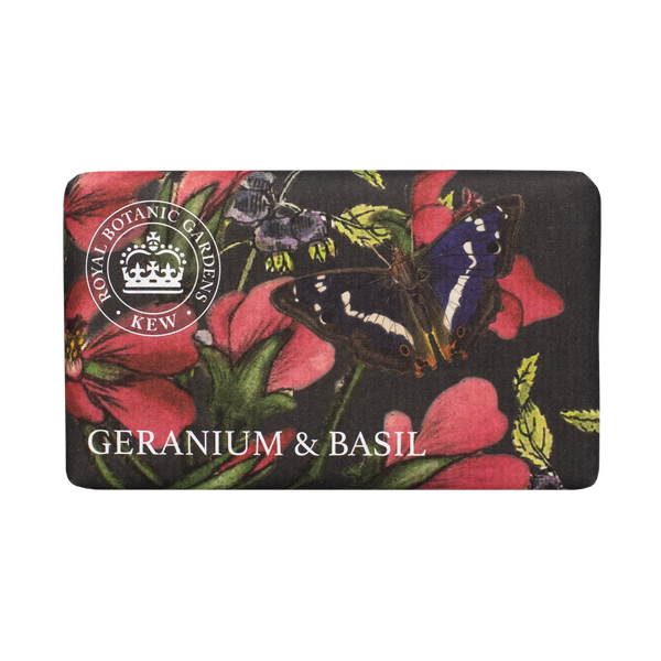 Kew Gardens, Geranium & Basil Soap, 240g