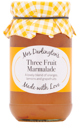 Mrs Darlington's Three Fruit Marmalade, 340g