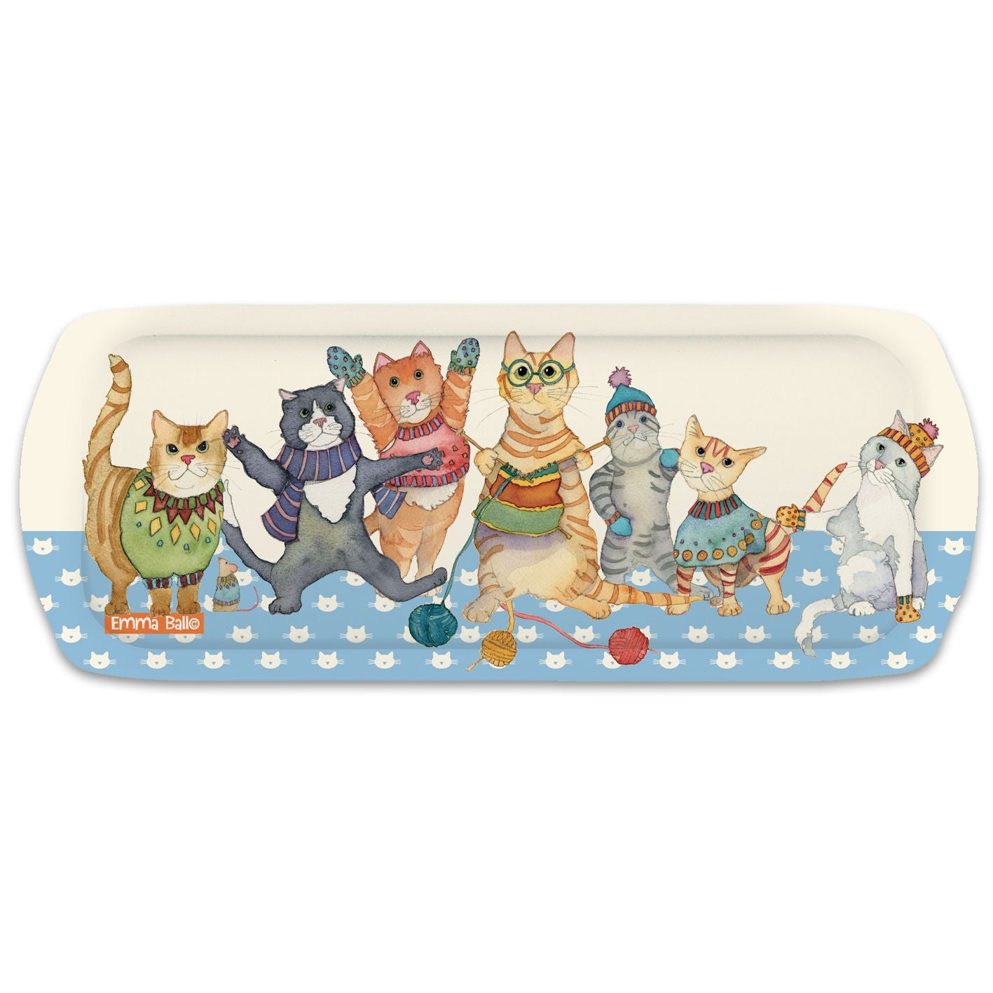 Sandwich Tray, Emma Ball, Kittens in Mittens