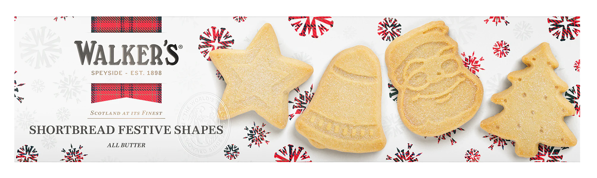 Walker's Shortbread Festive Shapes, 175g